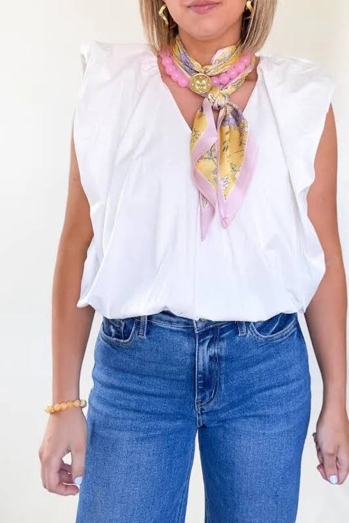 Poplin Bubble Top