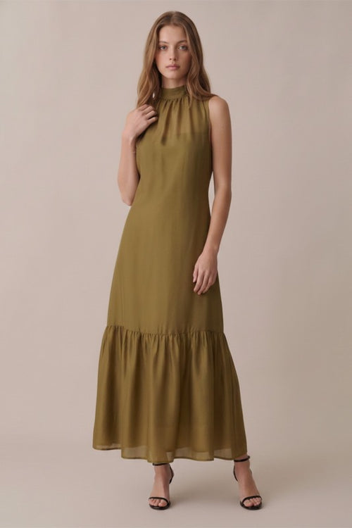 Stacy Organza Sleeveless Maxi