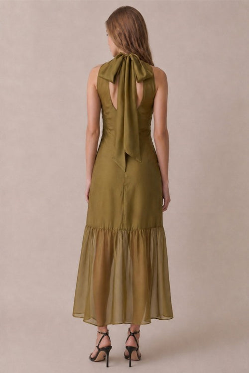 Stacy Organza Sleeveless Maxi