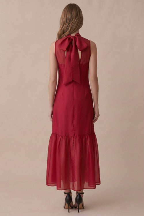 Stacy Organza Sleeveless Maxi