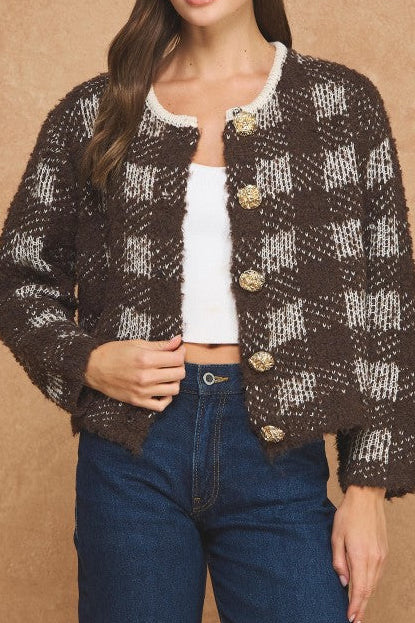 Check Point Sweater