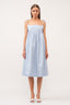 Kelly Poplin Dress Blue