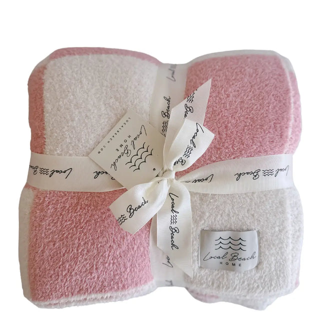 Checkered Luxe Home Blanket