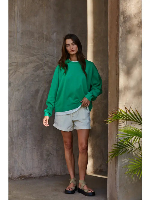 Varsity Sweatshirt Top