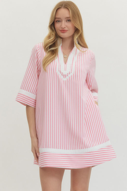 Sloane Striped Mini Dress