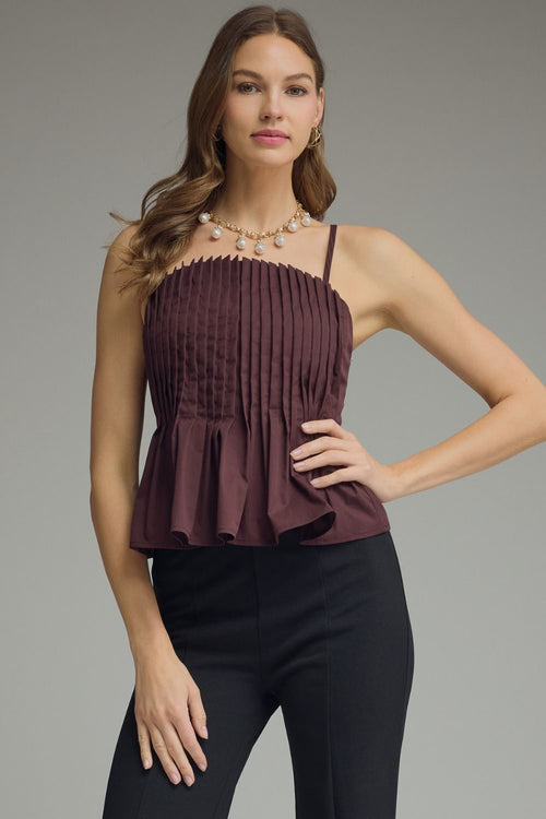 Pleated Edit Top