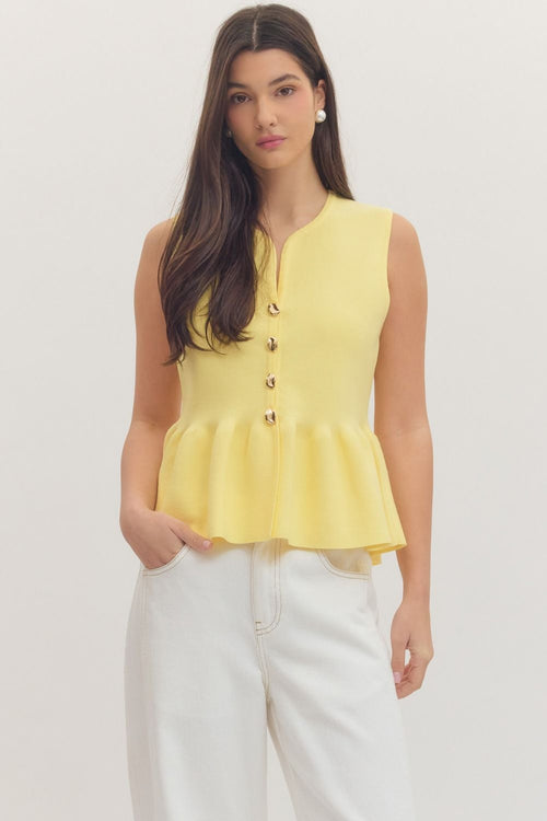 Bennett Peplum Top