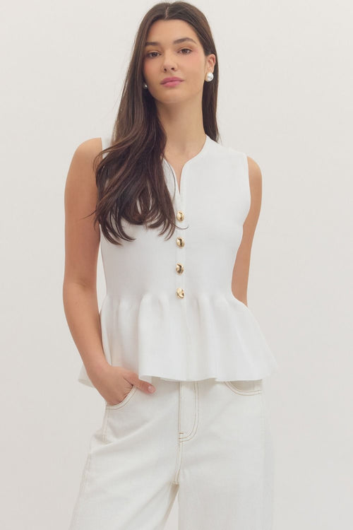Bennett Peplum Top