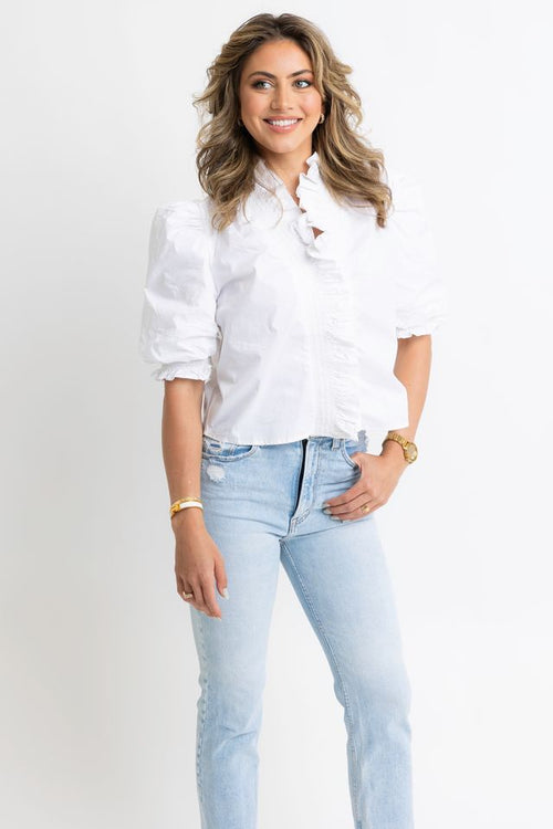 Zoya Ruffle Top
