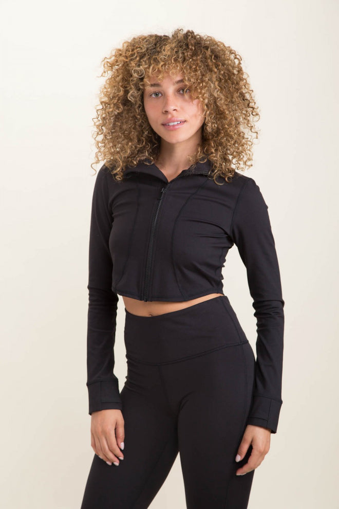 Sienna Cropped Active Jacket