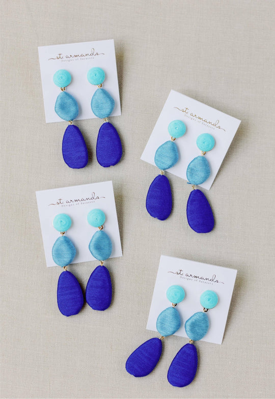Blue Ombré Earrings